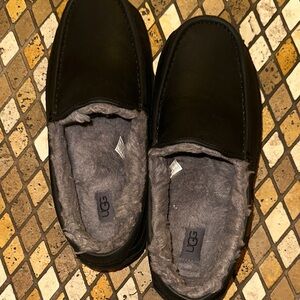 UGG Men's Black Slip-On Loafers